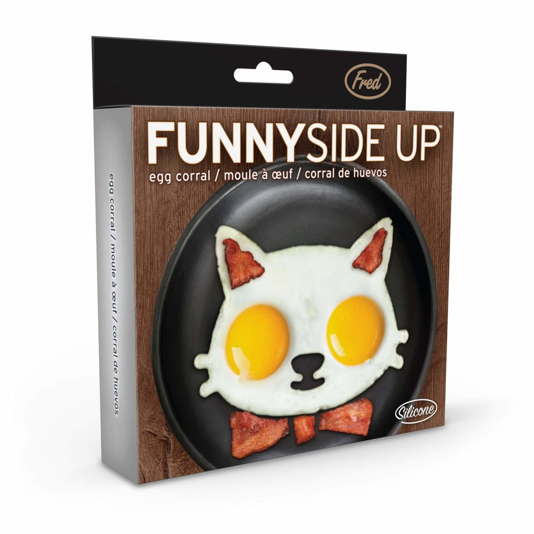 Fred - Fred Funny Side Up Cat Shaped Egg Mould - Kitchen Utensils - mzube - FRED-FUN-CAT