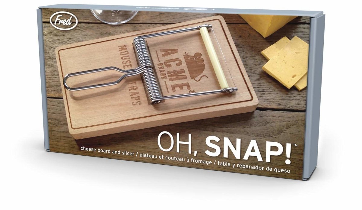 Fred - Fred Oh, Snap! Cheese Board &amp; Slicer - Serveware - mzube - FRED-OSNAP