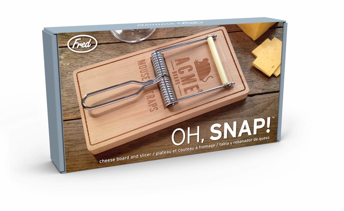 Fred - Fred Oh, Snap! Cheese Board &amp; Slicer - Serveware - mzube - FRED-OSNAP