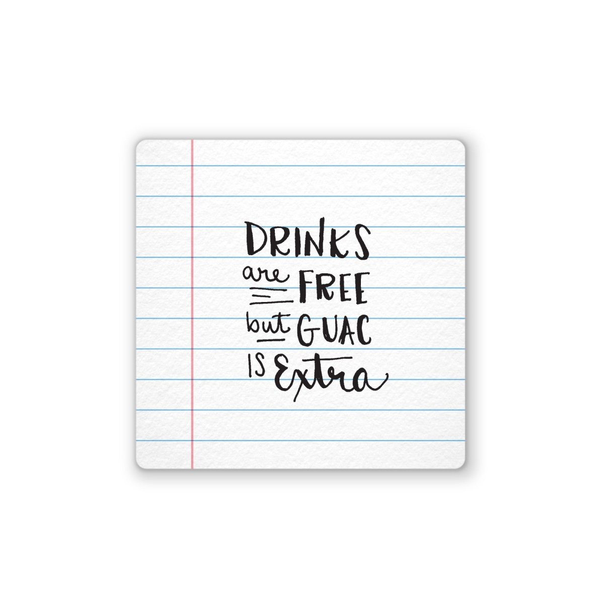 Fred - Fred Pack of 6 Noted Coasters - Barware - mzube - 5174865