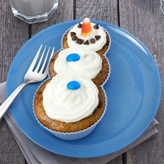 Fred - Frosted Snowman Cupcake Mould X 4 - Cookware - mzube - FFFRSTD