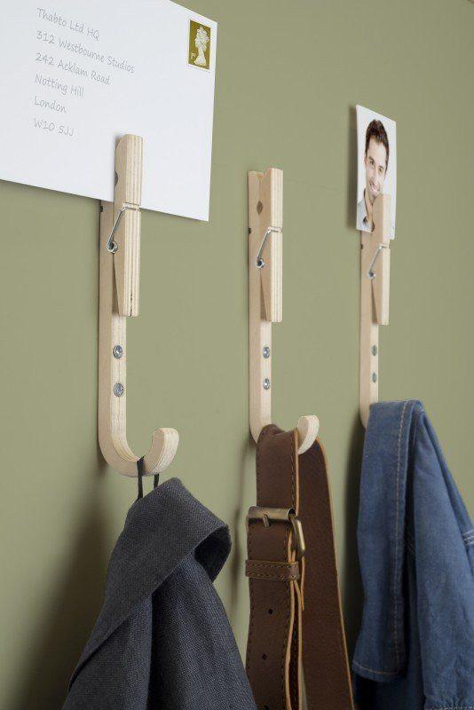THABTO - Jpegs Wooden Coat Hooks 3 Pack - Bedroom - mzube - JPEG