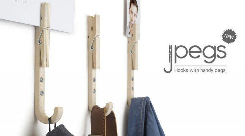 THABTO - Jpegs Wooden Coat Hooks 3 Pack - Bedroom - mzube - JPEG