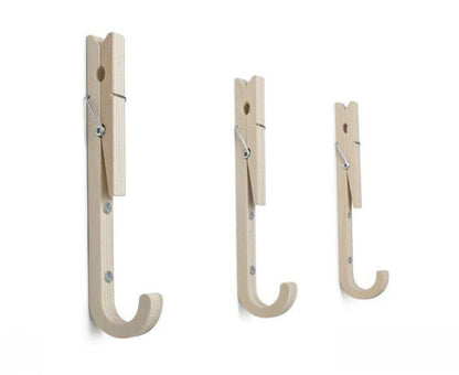 THABTO - Jpegs Wooden Coat Hooks 3 Pack - Bedroom - mzube - JPEG