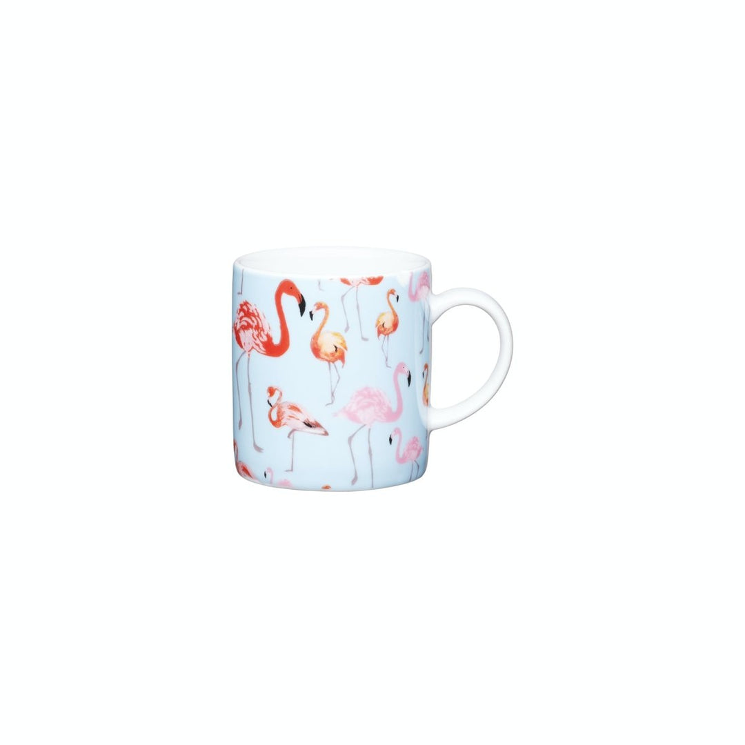 Kitchencraft - KitchenCraft 80ml Porcelain Flamingo Espresso Cup - Mugs - mzube - KCESPRESS39