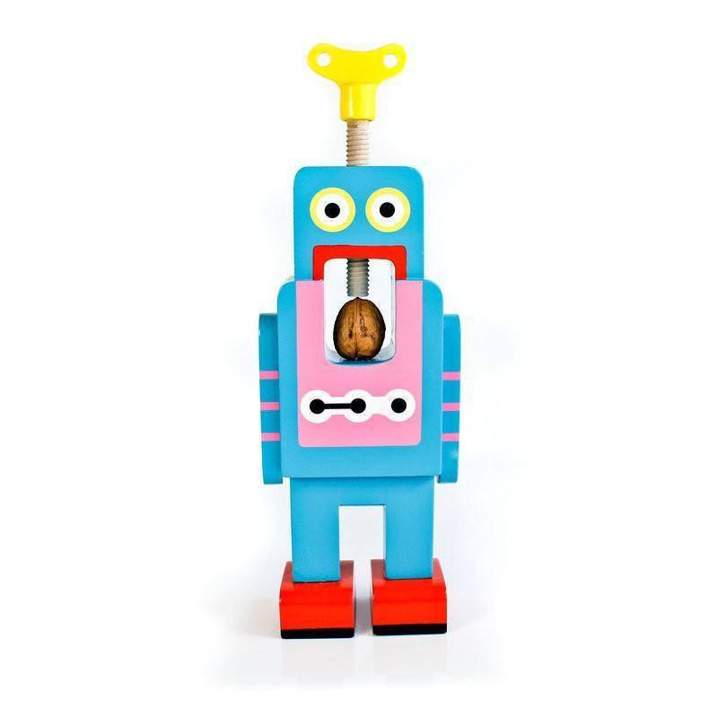 Suck UK - Large Wooden Robot Nut Cracker - Kitchen & Dining - mzube - SK NUTROBOTL1