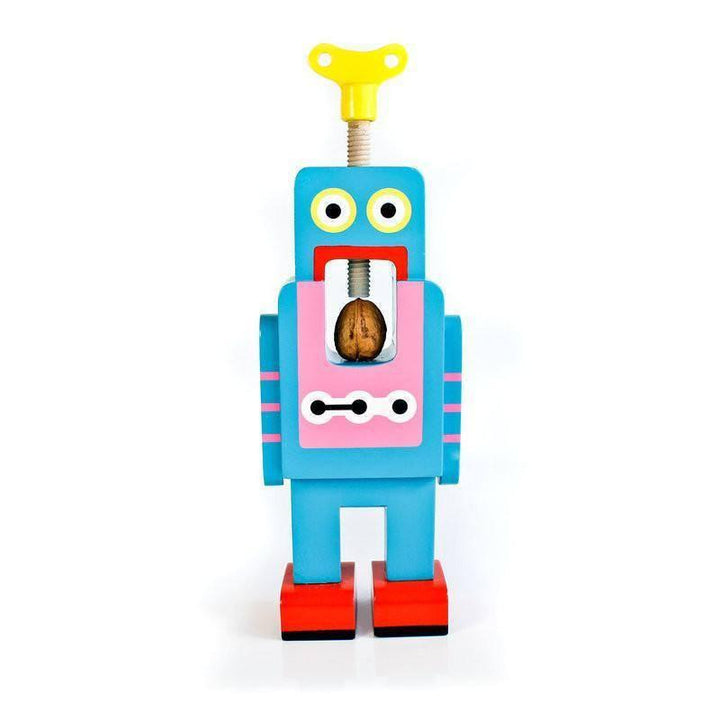Suck UK - Large Wooden Robot Nut Cracker - Kitchen & Dining - mzube - SK NUTROBOTL1
