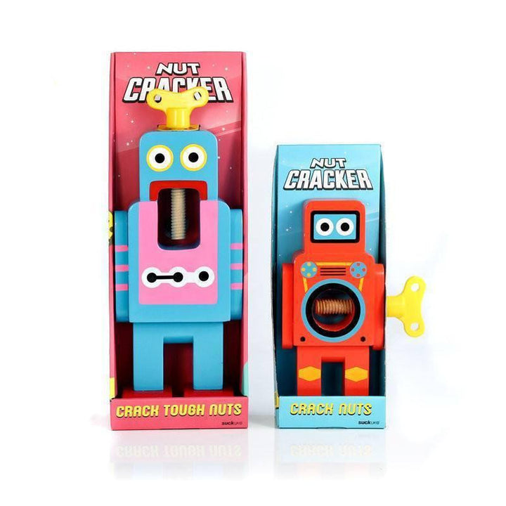 Suck UK - Large Wooden Robot Nut Cracker - Kitchen & Dining - mzube - SK NUTROBOTL1