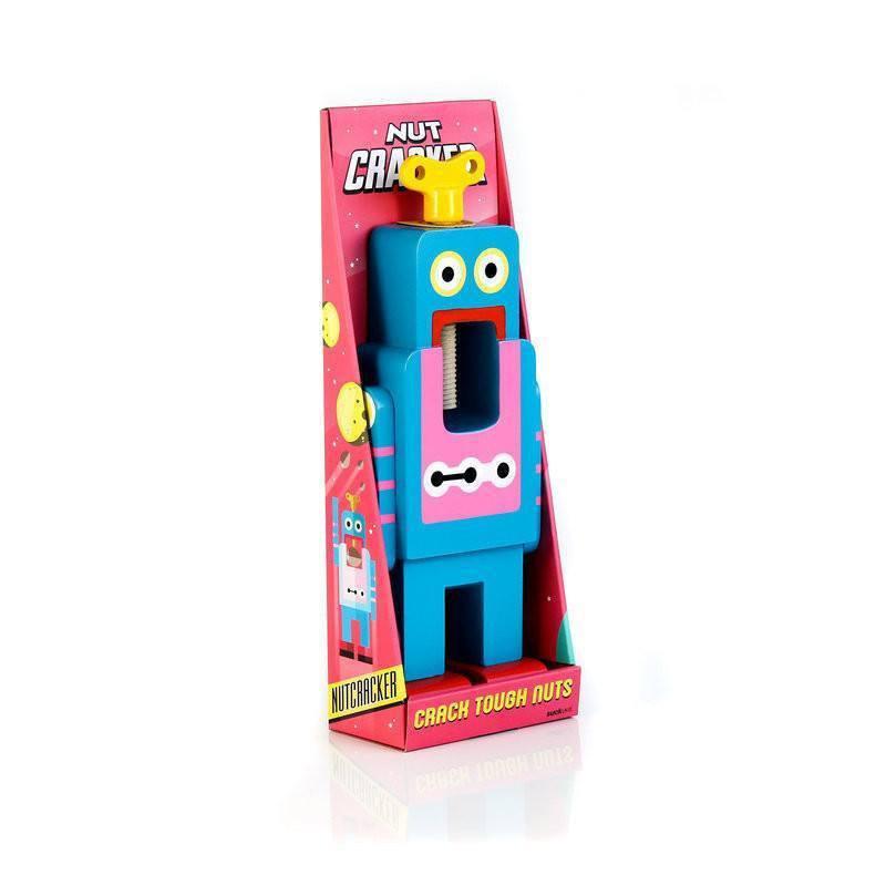 Suck UK - Large Wooden Robot Nut Cracker - Kitchen & Dining - mzube - SK NUTROBOTL1