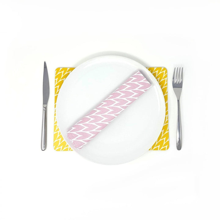 Laura Jackson - Copy of Laura Jackson Leaf Placemats Mixed Colours - Set Of 4 - Serveware - mzube -