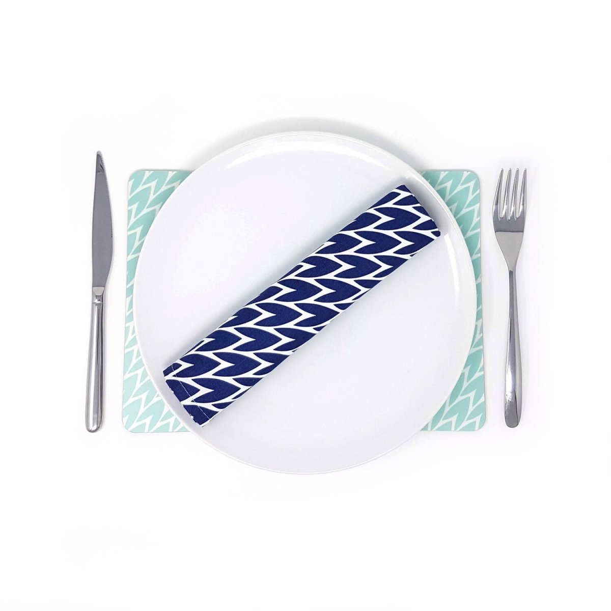 Laura Jackson - Copy of Laura Jackson Leaf Placemats Mixed Colours - Set Of 4 - Serveware - mzube -