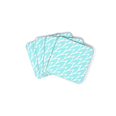 Laura Jackson Leaf Drink Coasters Mint- Set Of 4