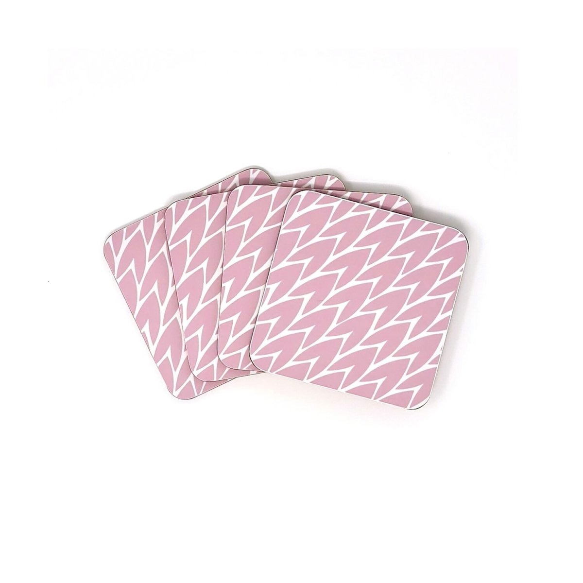 Laura Jackson - Laura Jackson Leaf Drink Coasters - Mixed Colours Set Of 4 - Serveware - mzube - LCOMX21