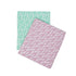 Laura Jackson - Laura Jackson Leaf Tea Towel / Pink & Mint 2 Pack - Kitchen Homeware - mzube - LTPM22