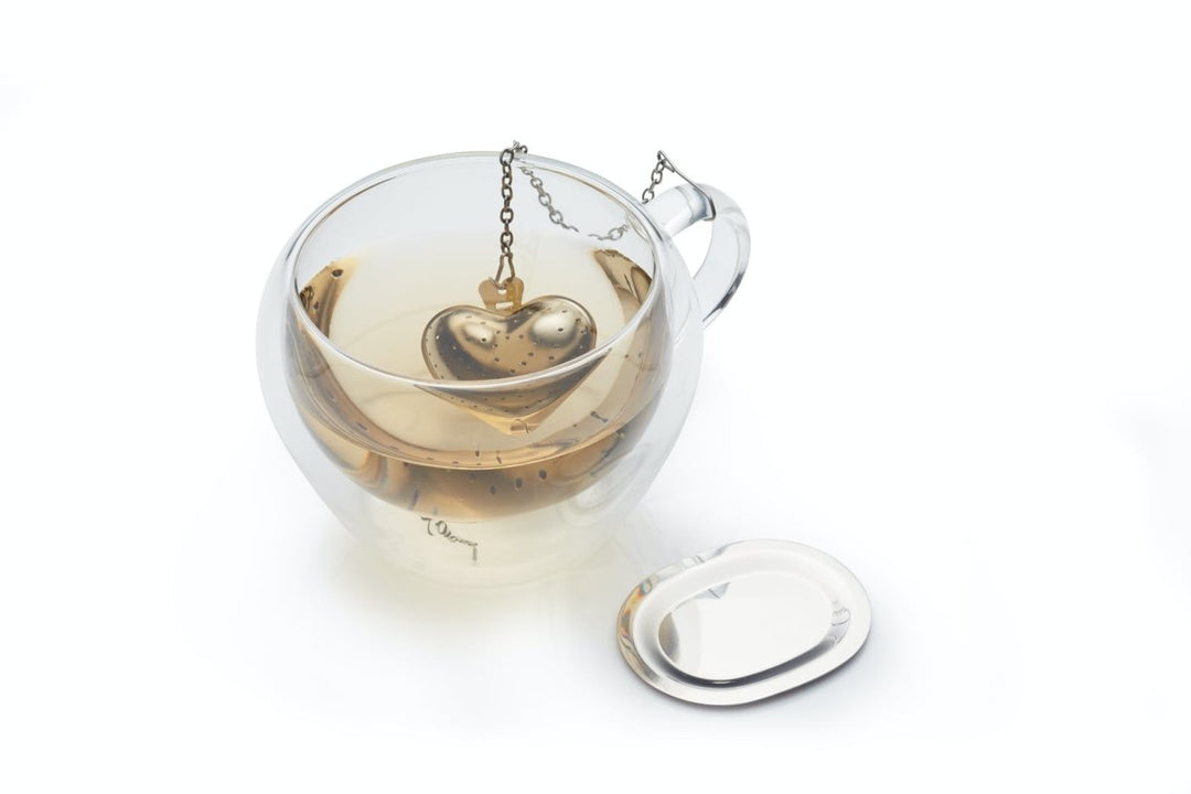 Kitchencraft - Le’Xpress Stainless Steel Novelty Heart Tea Infuser - Tea Infuser - mzube - KCLXHEART