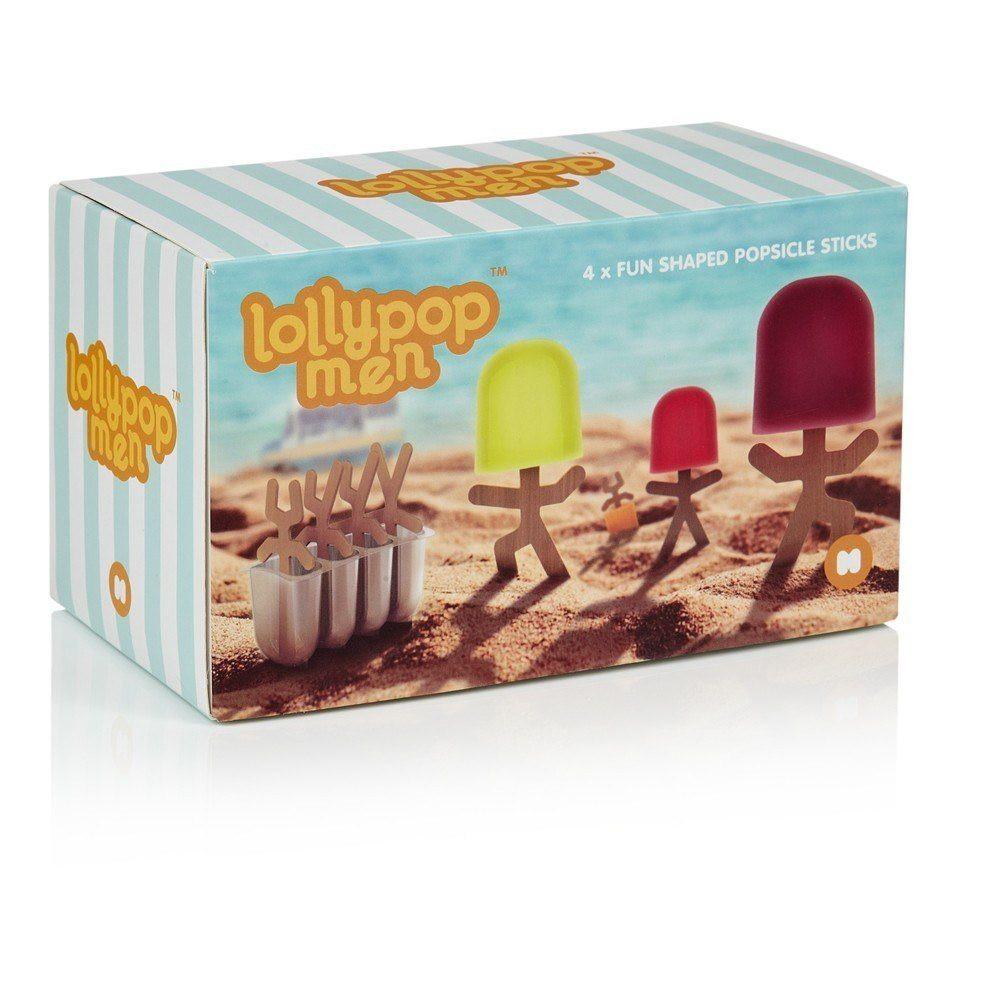 Mustard - Lollypop Men Ice Lolly Moulds - Kitchen &amp; Dining - mzube -