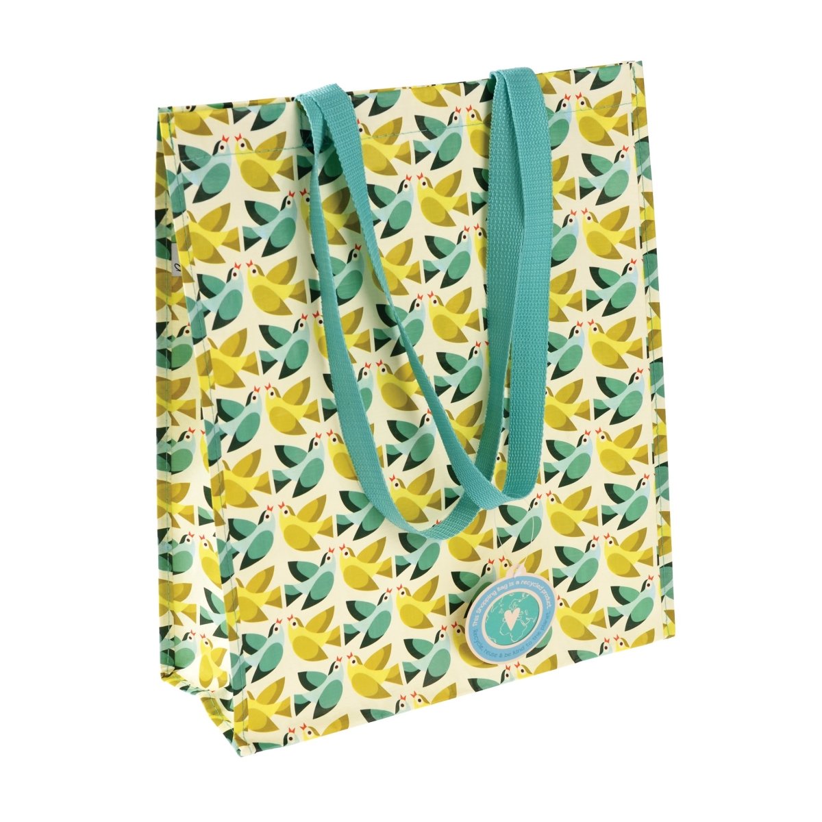 Rex - Love Birds Shopping Bag - Bags - mzube - 28659