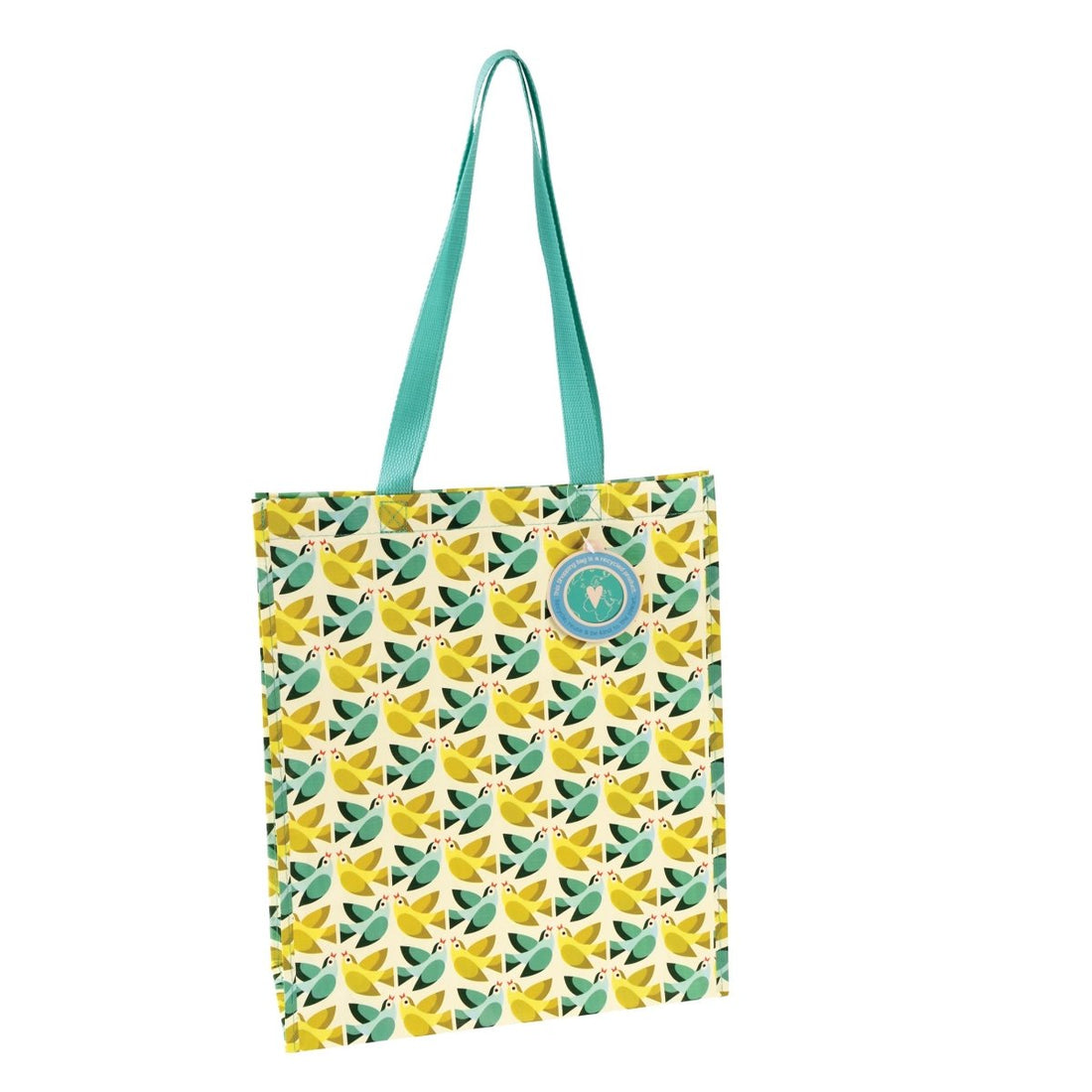 Rex - Love Birds Shopping Bag - Bags - mzube - 28659