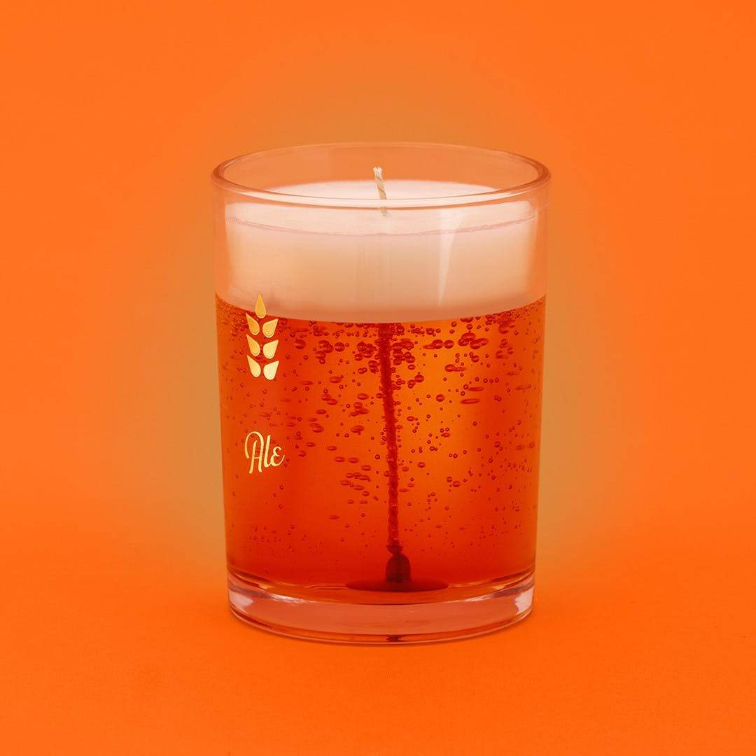 Luckies - Luckies Of London Beer Candle Ale - Kitchen Homeware - mzube - LUKBCA