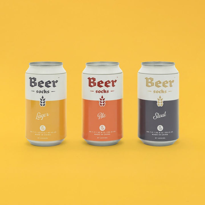 Luckies - Luckies Of London Beer Socks Lager - socks - mzube - LUKBSL