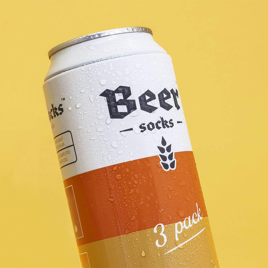 Luckies - Luckies Of London Beer Socks Mixed Pack - socks - mzube - LUKBSM