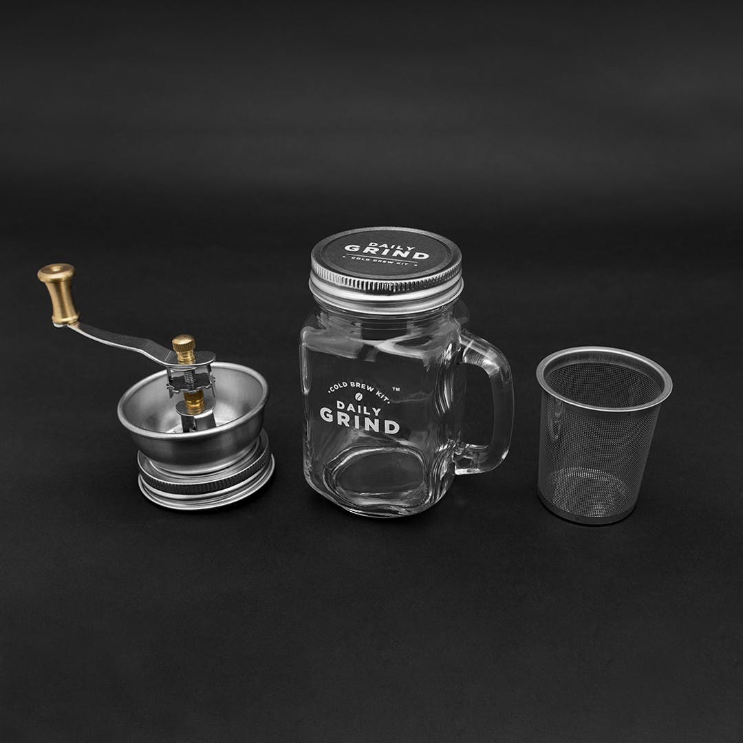 Luckies - Luckies Of London Cold Brew Coffee Kit With Mason Jar - Kitchen &amp; Dining - mzube - LUKDG