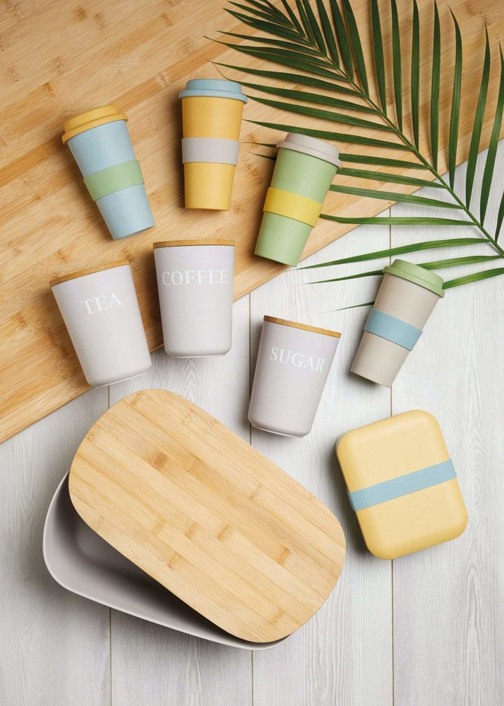 Natural Elements - Natural Elements Eco-friendly Green Travel Mug - Mugs - mzube - NETMUGBFGRN