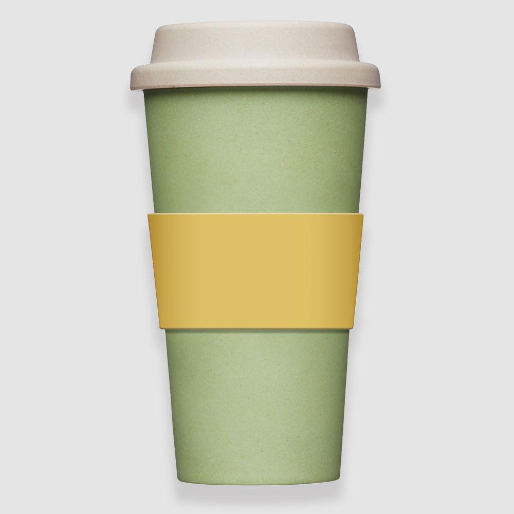 Natural Elements - Natural Elements Eco-friendly Green Travel Mug - Mugs - mzube - NETMUGBFGRN