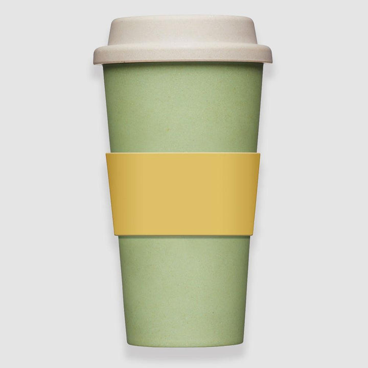 Natural Elements - Natural Elements Eco-friendly Green Travel Mug - Mugs - mzube - NETMUGBFGRN