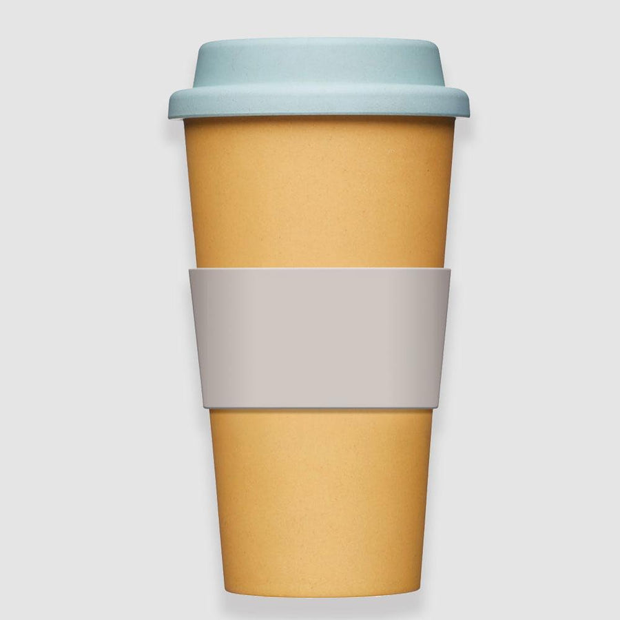Natural Elements - Natural Elements Eco-Friendly Yellow Travel Mug - Mugs - mzube - NETMUGBFYLW