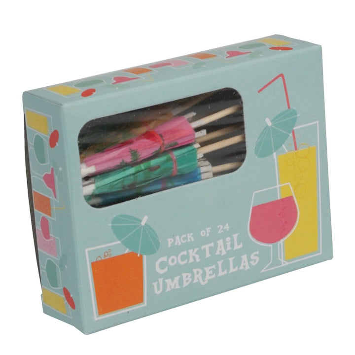 Rex - Pack Of 24 Assorted Cocktail Umbrellas - Barware - mzube - 25971