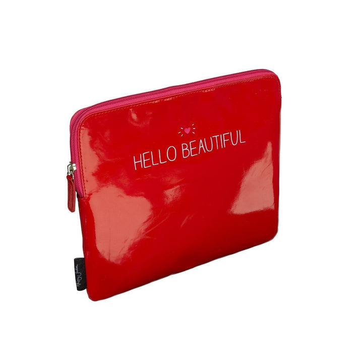 Happy Jackson - Red Hello Beautiful Tablet Case - Happy Jackson - Office - mzube - HAP008