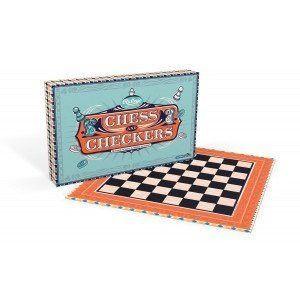 Ridleys - Retro Chess &amp; Checkers - Board Game - Wild &amp; Wolf - Toys &amp; Games - mzube - RIK014
