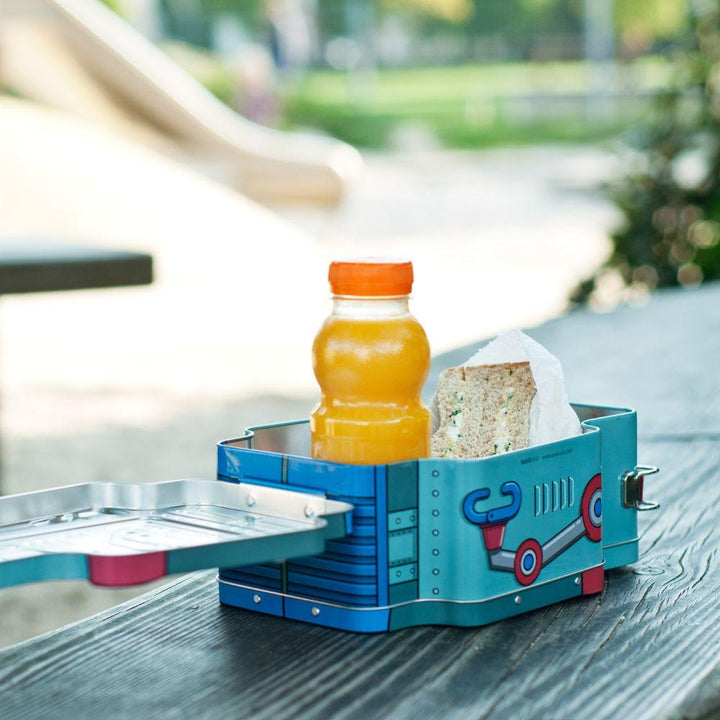 Suck UK - Retro Robot Lunch box - Lunchbox - mzube - SK LUNCHBOT1