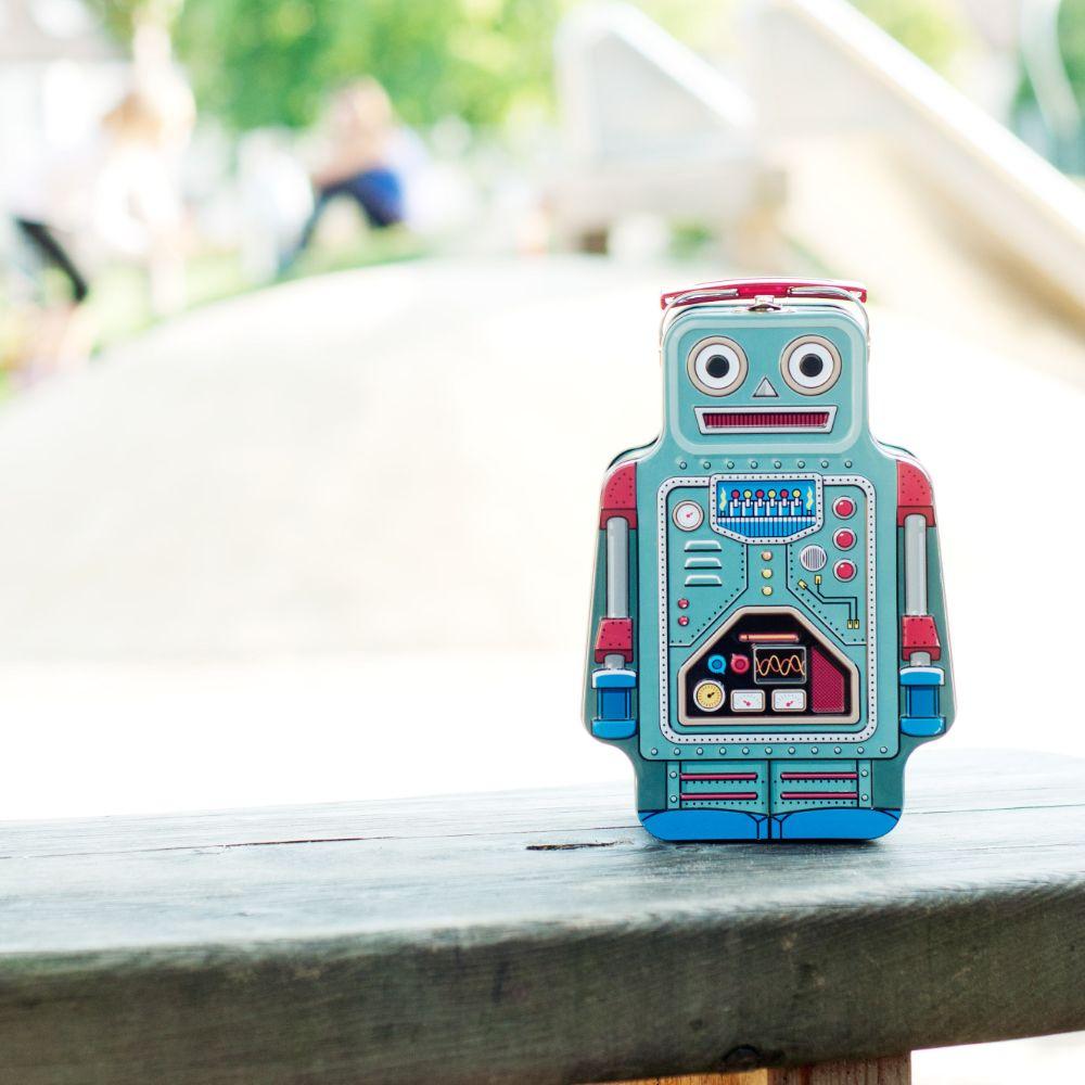 Suck UK - Retro Robot Lunch box - Lunchbox - mzube - SK LUNCHBOT1