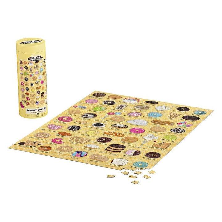 Ridley's Games Donut Lover's 1000 Piece Jigsaw Puzzle - mzube Toys & Games