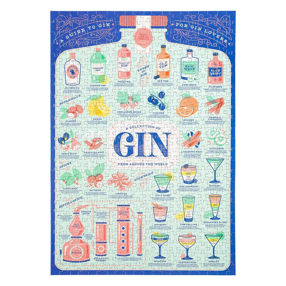 Ridley's Games Gin Lovers Jigsaw Puzzle 500PCS - mzube Toys & Games