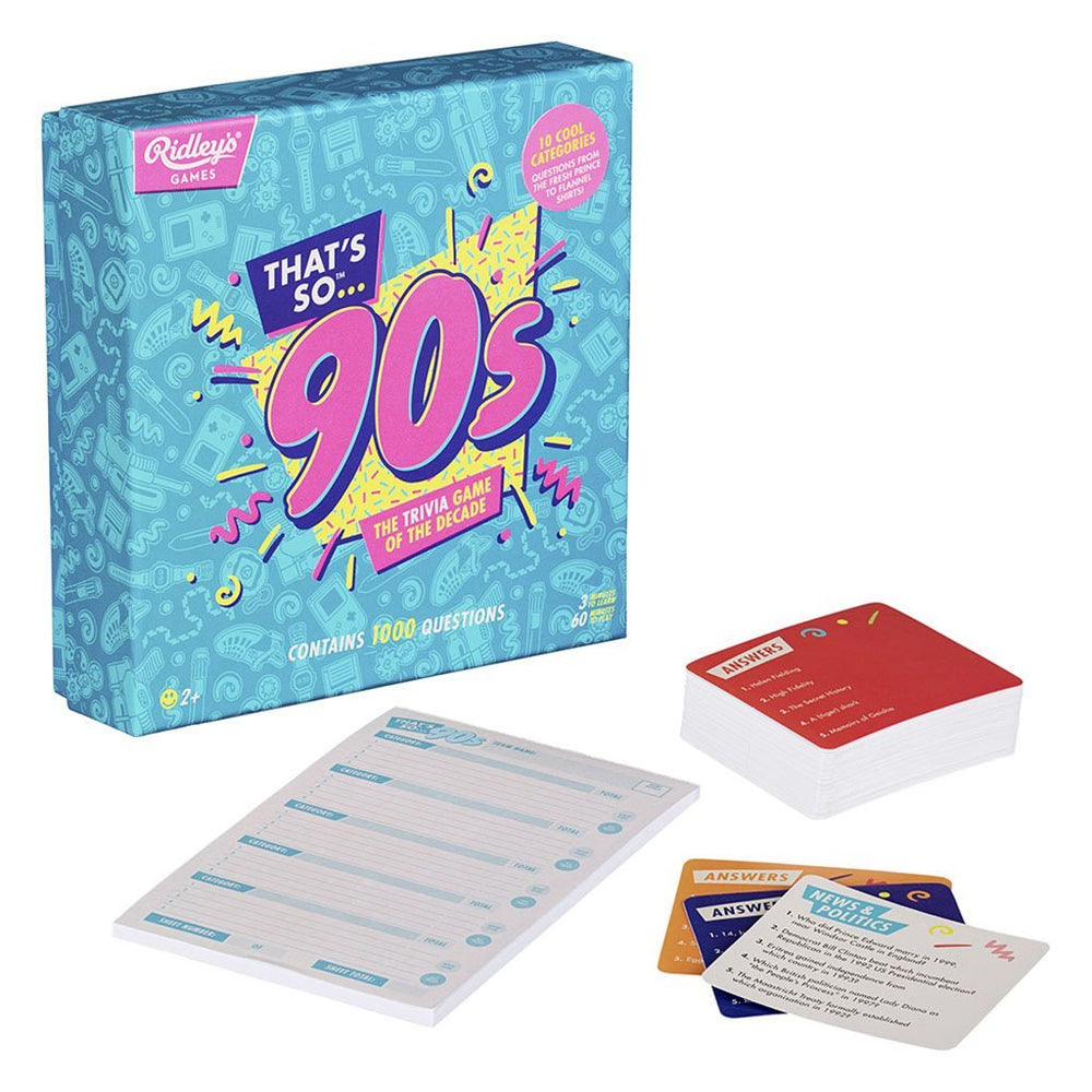 Ridleys Thts So 90's Quiz UK - mzube Toys & Games