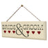 Romantic Wooden Sign Bride And Groom - mzube Bedroom