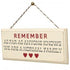 Rustic Wooden Normal Family Hanging Sign - mzube Bathroom
