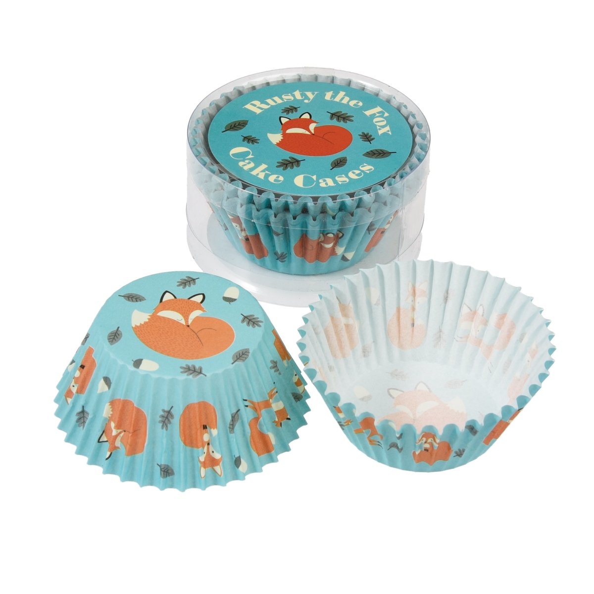 Set 50 Cupcake Cases Rusty The Fox - mzube Cookware