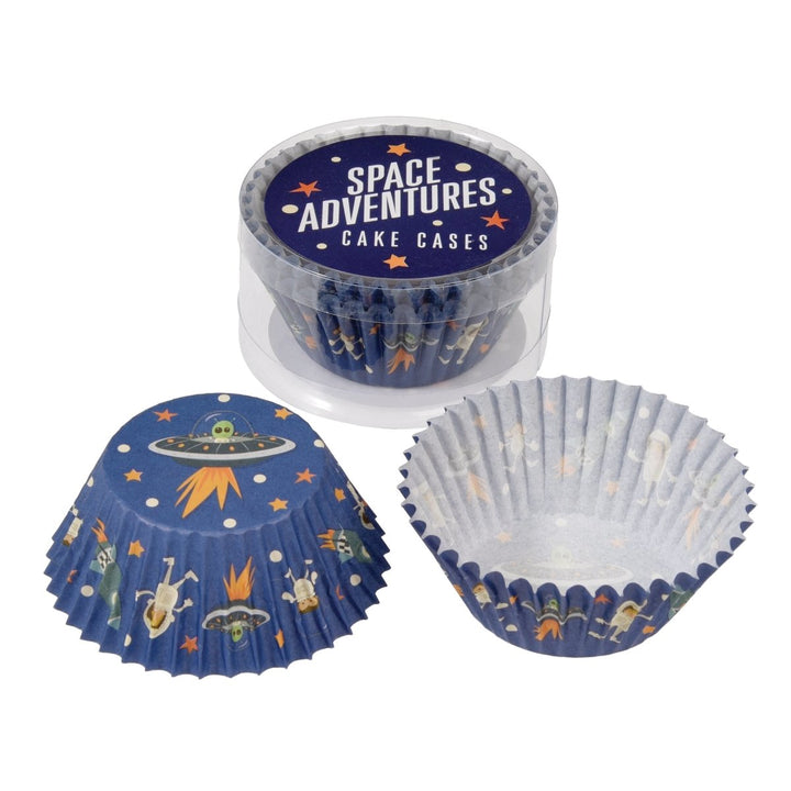 Set 50 Cupcake Cases Space Adventure - mzube Cookware