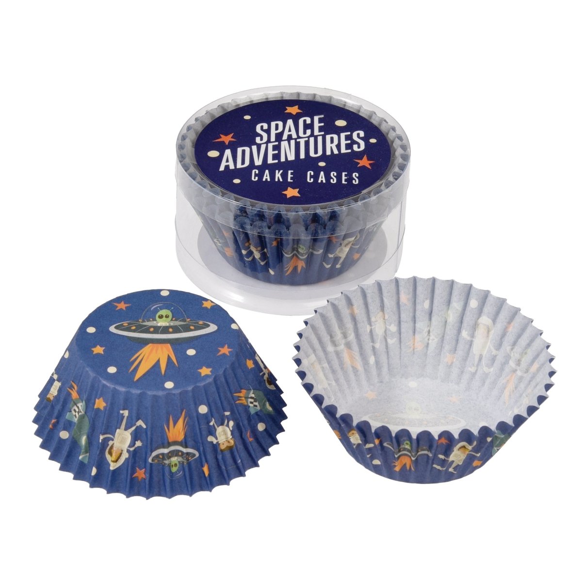 Set 50 Cupcake Cases Space Adventure - mzube Cookware