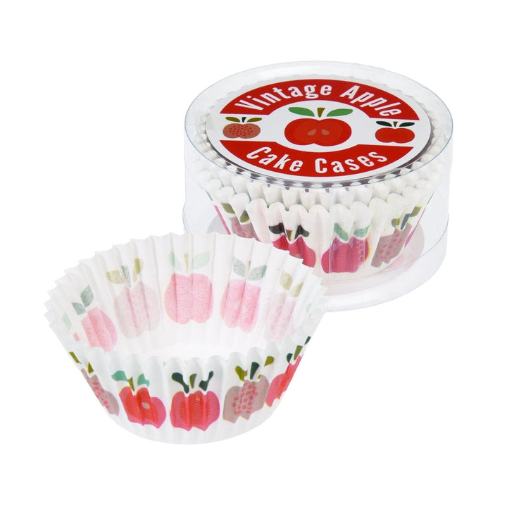 Set 50 Cupcake Cases Vintage Apple - mzube Cookware