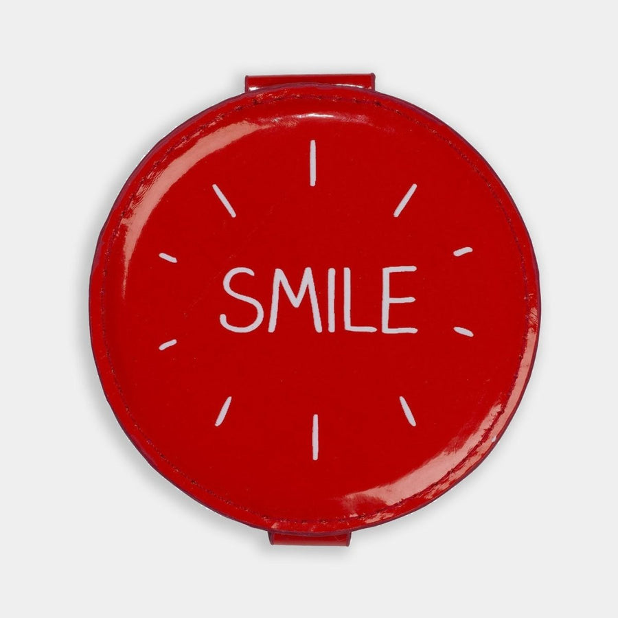 Smile Red Compact Mirror - Happy Jackson - mzube Bathroom