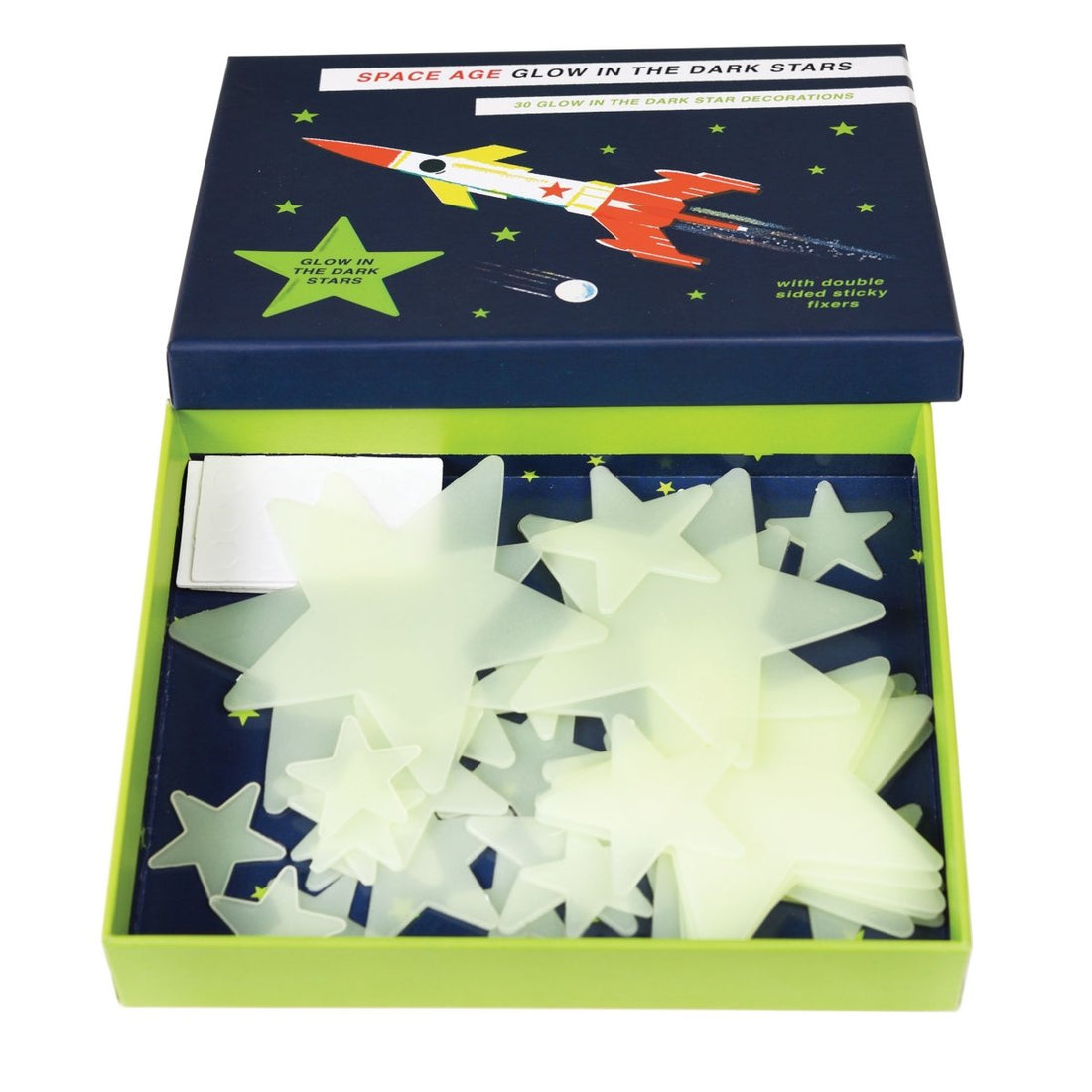 Space Age glow in the Dark Stars - mzube Craft