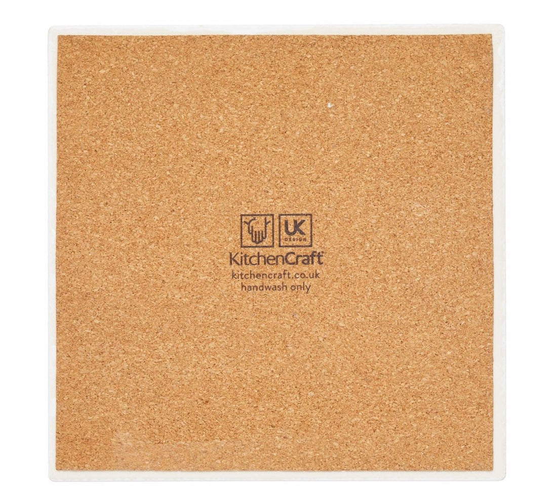 Square Trivet with Humorous “Feeling Hot Hot Hot" - mzube Kitchen & Dining