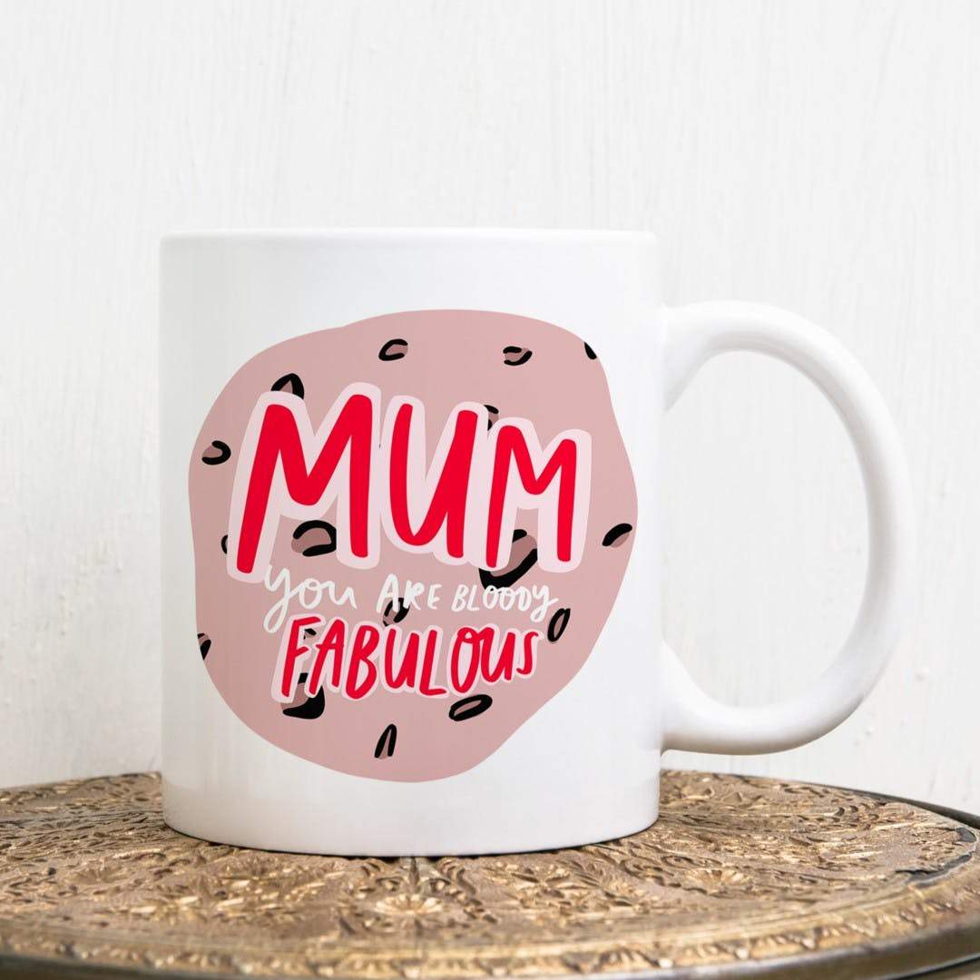 Studio Yelle - Studio Yelle Mum You Are Bloody Fabulous Mug, 11oz Ceramic - Mugs - mzube - SY-M220