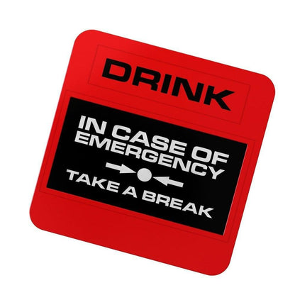 Take A Break Drink Coasters - mzube Mugs