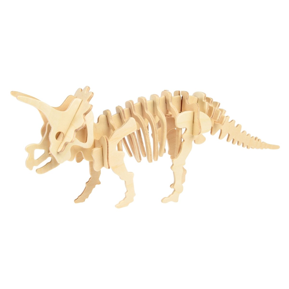 Triceratops 3d Wooden Puzzle - mzube Toys &amp; Games